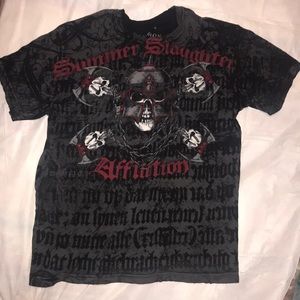 Preloved Affliction Shirt☠️